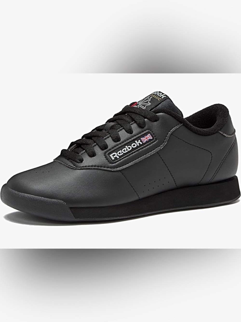 Reebok Classic Princess Wide D Sneakers | Women’s Size 7.5 | Black